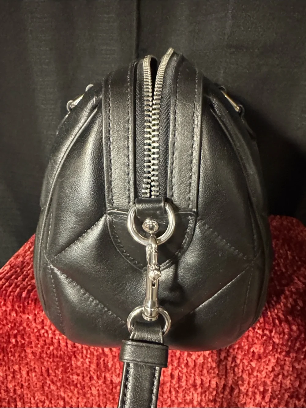Coach Rowan Satchel Leather Purse With Puffy Diamond Quilting - Picture 6 of 15
